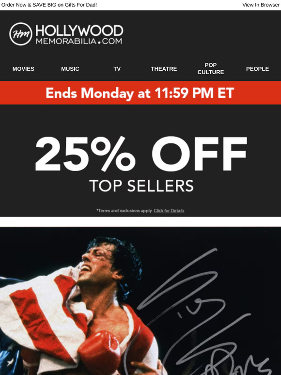 SAVE 25%- Memorial Day Sale! Pop Culture Collecibles Are Here