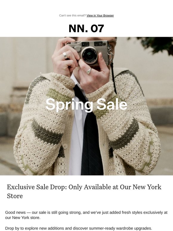Exclusive Sale Drop at NN.07 New York