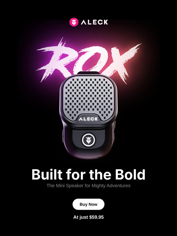 🔊 Clip it. Crank it. ROX has landed.