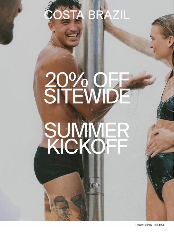 20% Off Summer Kickoff Sale