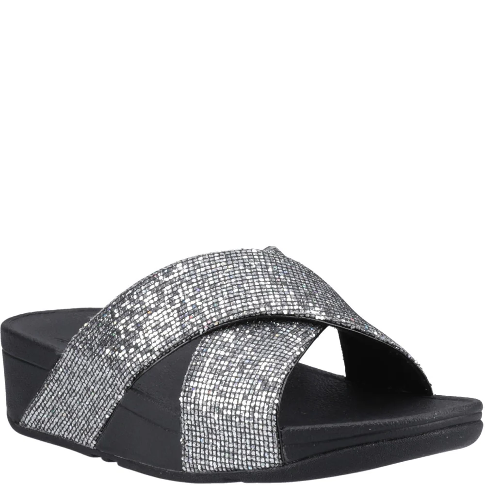 Image of Fitflop Lulu Glitterball Cross Slides
