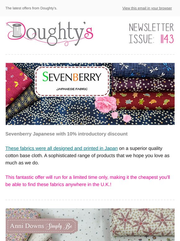 Sevenberry Japanese + Anni Downs for Henry Glass 'Simply Be' + Wimborne Roadshow.