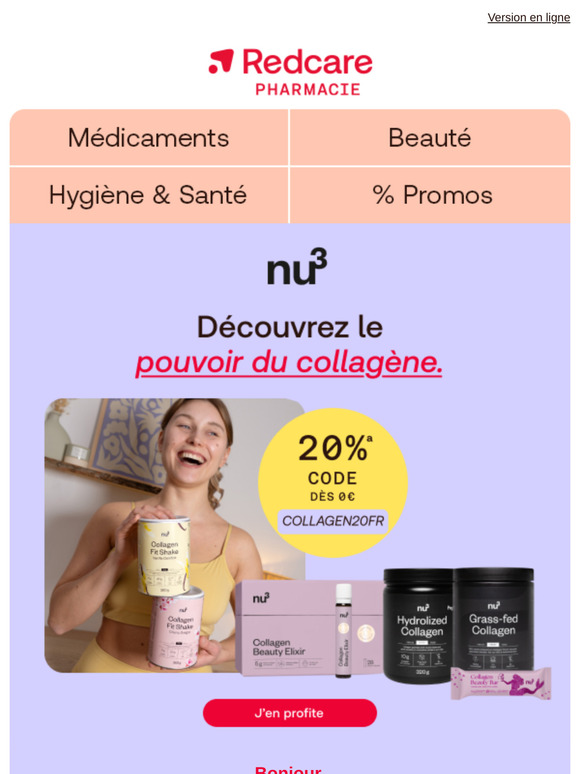 Découvrez le pouvoir du collagène avec nu3 😍