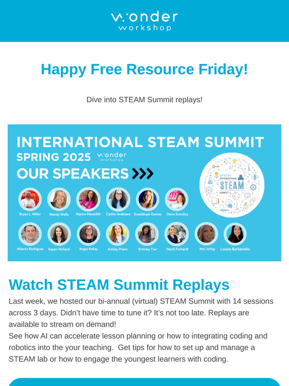 FRF 🔁 STEAM Summit Replays!