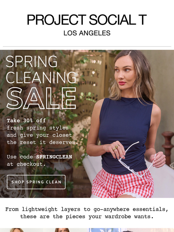 New Season. New Wardrobe. 30% Off.