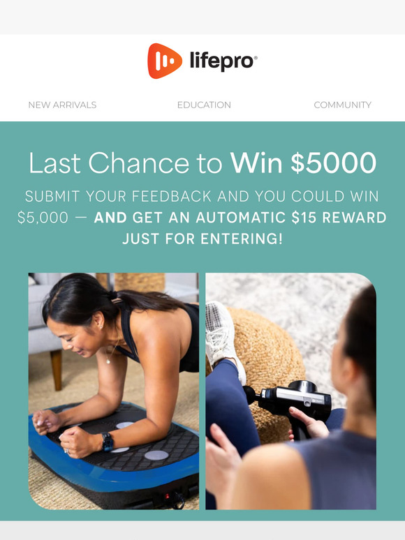 Win a $5000 Gift Card!