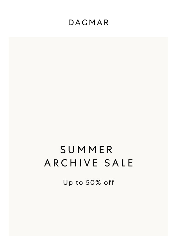 Summer archive sale