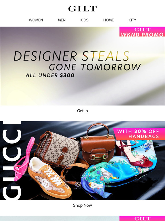 All Under $300 Designer S-T-E-A-L-S, Gone TOMORROW →