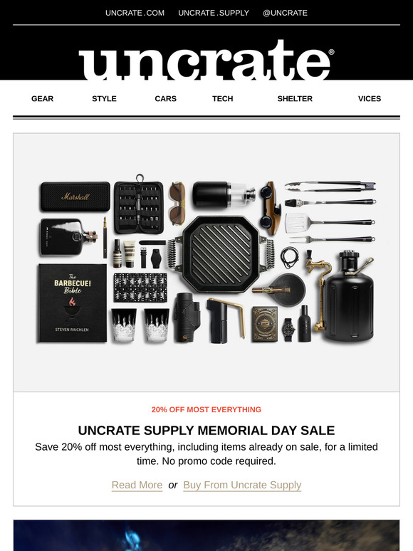 Uncrate Supply Memorial Day Sale & more