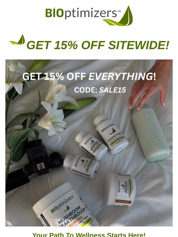 Your Bank Holiday Weekend Just Got Better...👀 — GET 15% OFF EVERYTHING!⏰