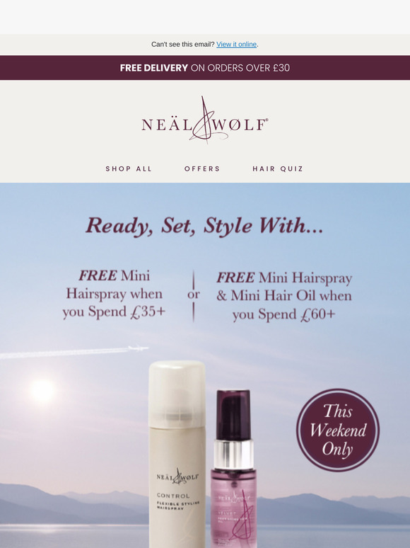 Our Bank Holiday Offer Won’t Last!