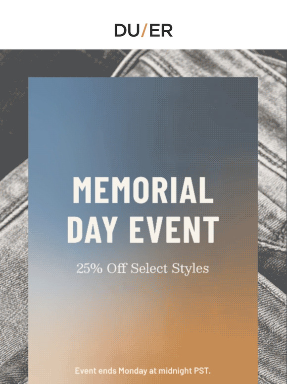 Up to 25% off Select Styles Starts Now