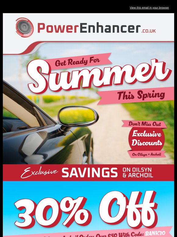 Up to 30% off Oilsyn & Archoil, PLUS OVER 50% off 2-EHN!