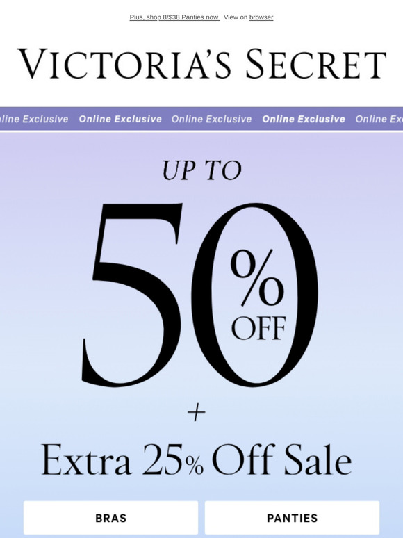 Up to 50% Off + Extra 25% Off Sale
