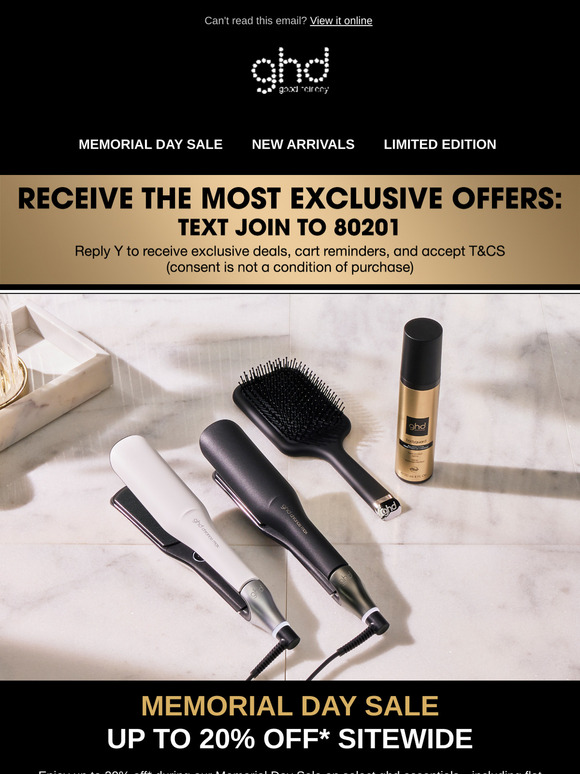 It’s On – Memorial Day Sale: 20% Off* Sitewide* + Up to 30% Off* Select Tools