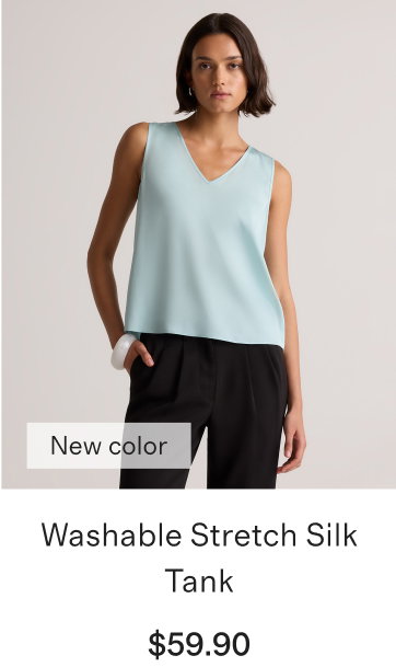 Washable Stretch Silk Tank