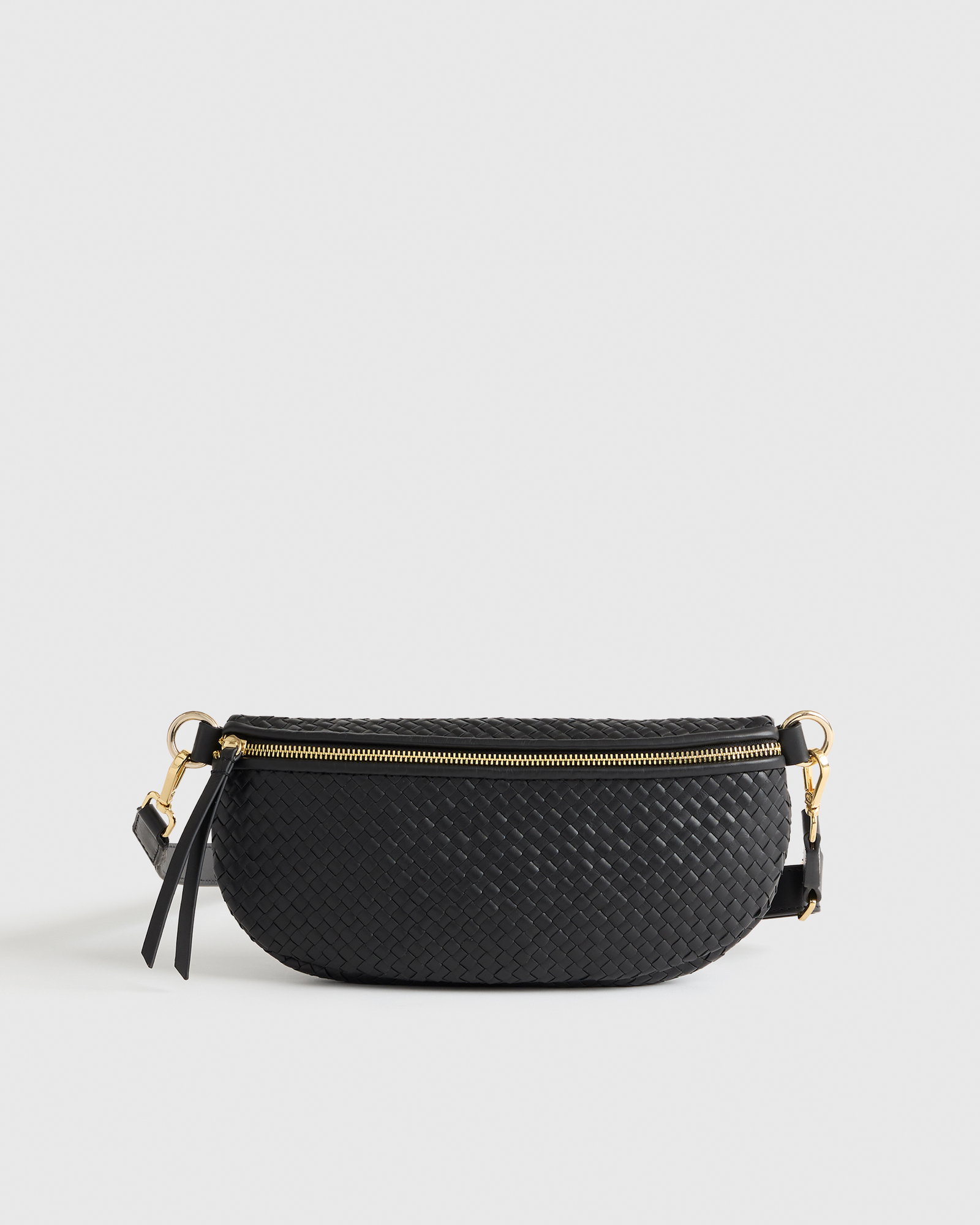 Italian Leather Handwoven Sling Bag