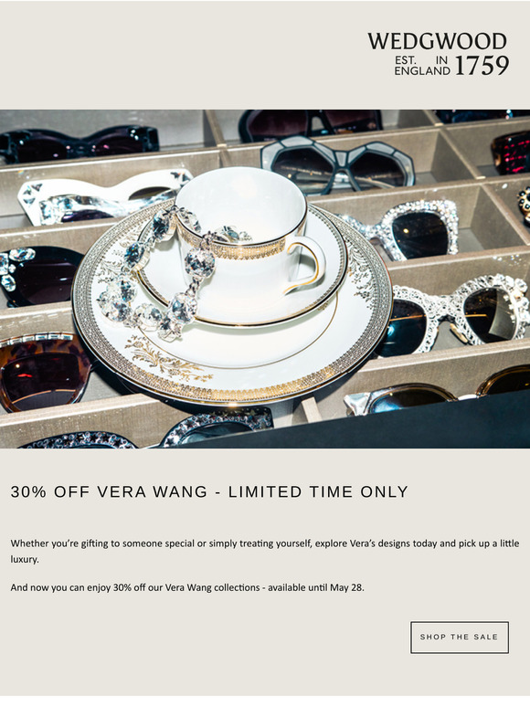 30% off Vera Wang