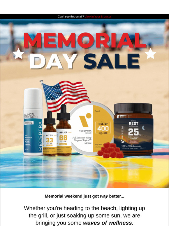 Memorial Day Sale 42% OFF + FREE Gummies! 🎉