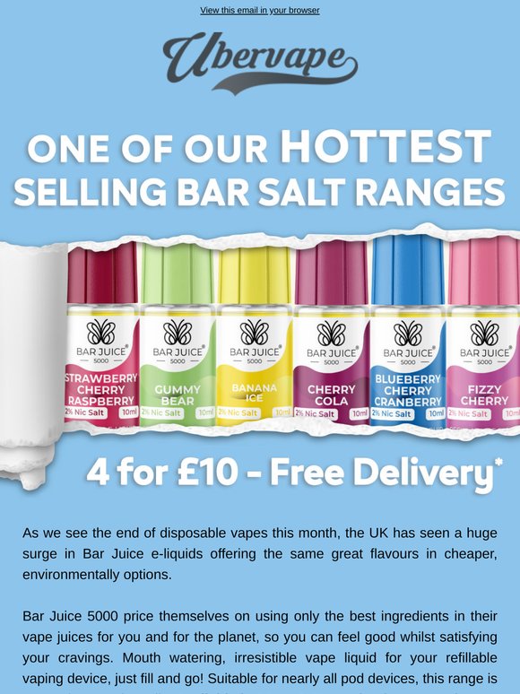 Ditch disposables & save with Bar Juice 5000