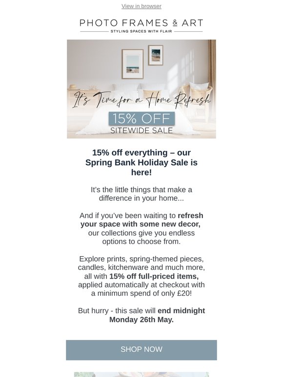 It’s time for a home refresh...