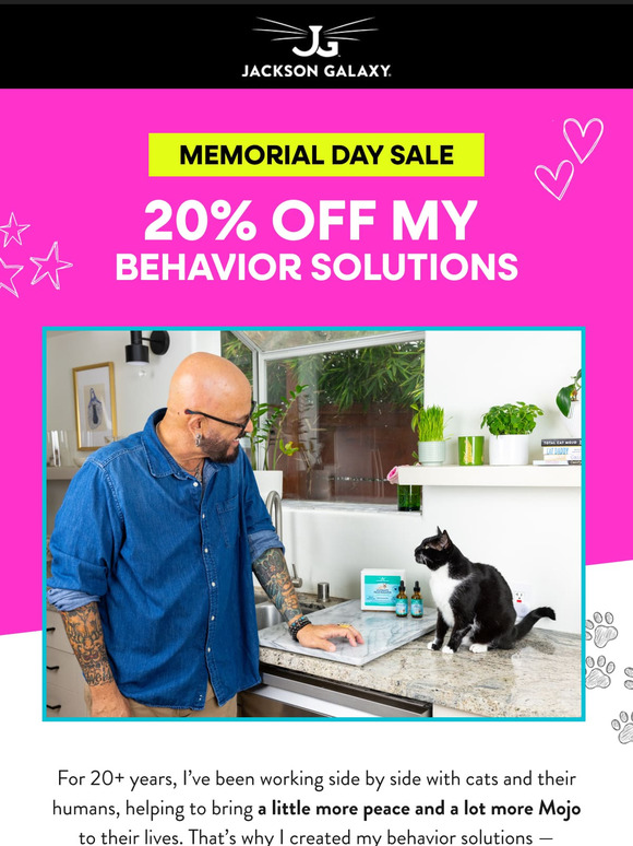 😻 Memorial Day Sale — 20% Off for Your Cat Fam
