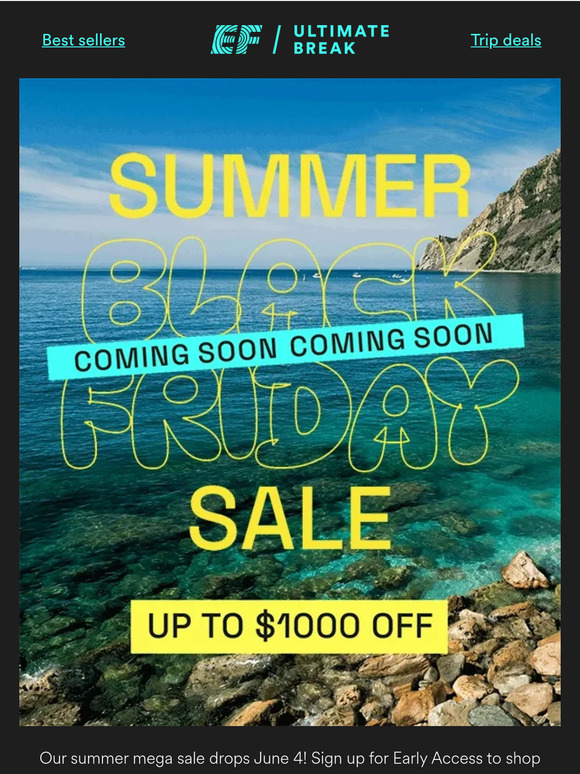 COMING SOON: Summer Black Friday