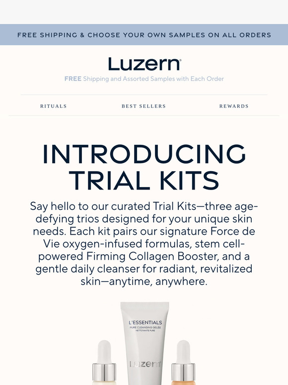 🛬 Just Landed: Luxe Trial Kits for Every Skin Type