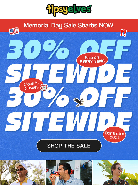 Don't Miss: 30% OFF EVERYTHING!