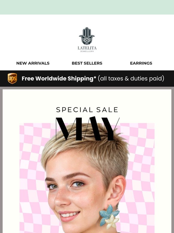 ⚠️ May Sale: Up to 70% Off! 🎉