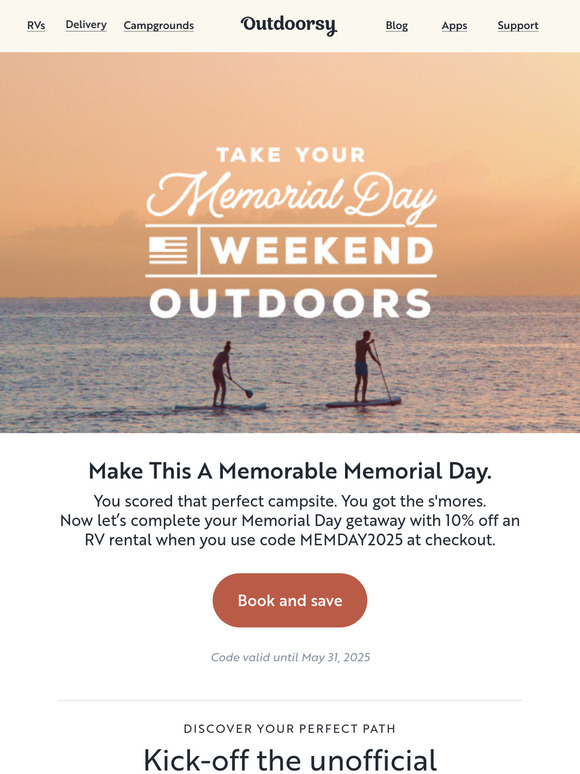 ☀️ Kick Off Summer with Memorial Day Savings.