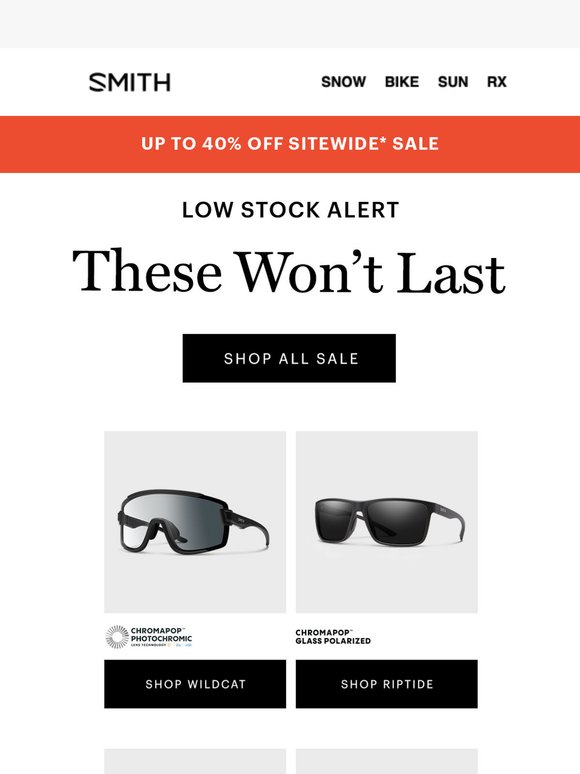 Up to 40% Off Select Best-Sellers