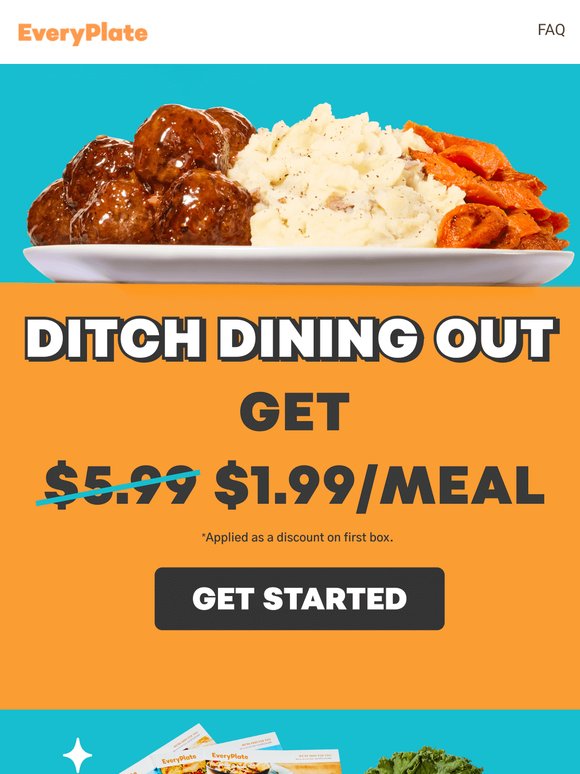 Get in, we’re making dinner for $1.99 🚗