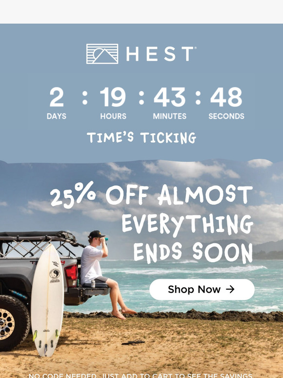 Don’t sleep on the HEST Memorial Day Sale