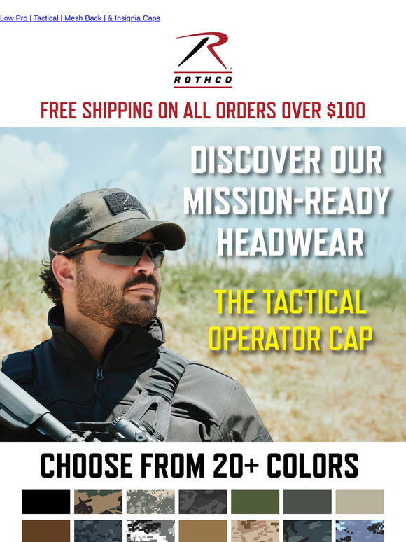 Perfect for Summer Missions: Shop Our Caps