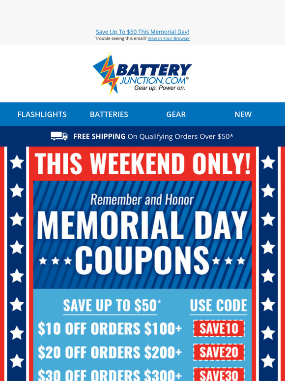 Red, White, and YOU Save! Coupon Savings Starts NOW!
