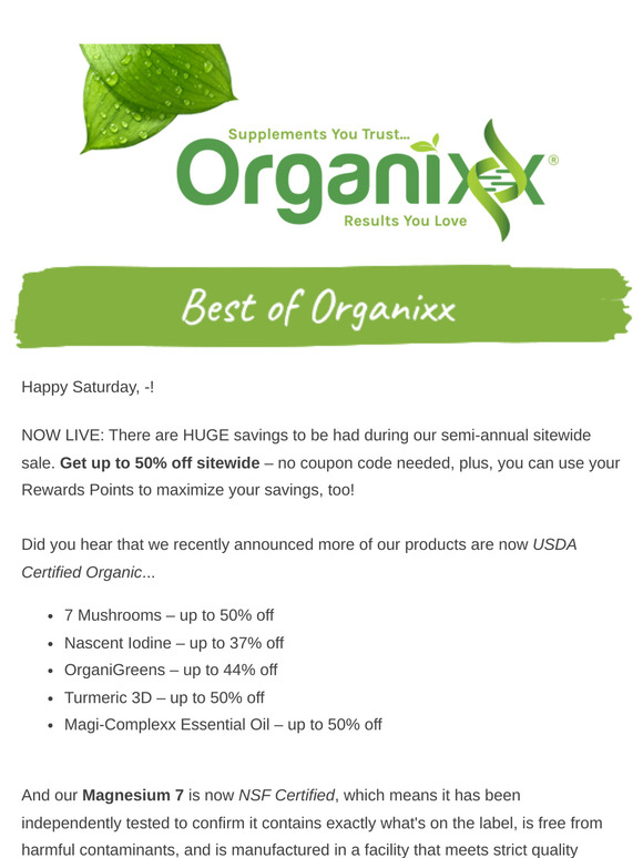 Did you know about our semi-annual sale going on right now?