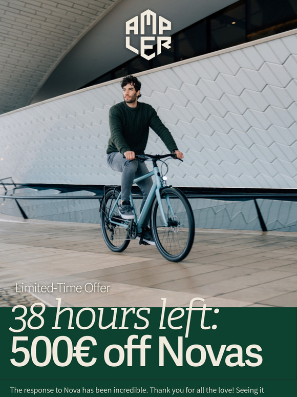 38 hours left: €500 Off on Nova & Nova Pro