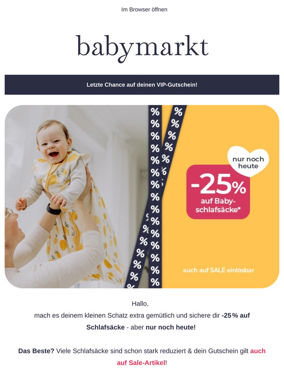 Letzte Chance ❗ -25% auf kuschelige Schlafsäcke