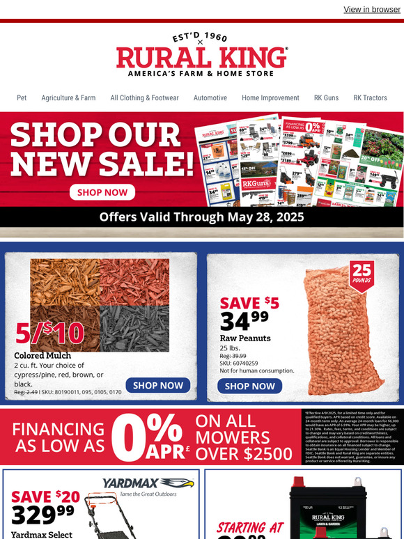 Cut Grass, Not Corners - Cash & Financing Options for Your Lawn Mower Needs!