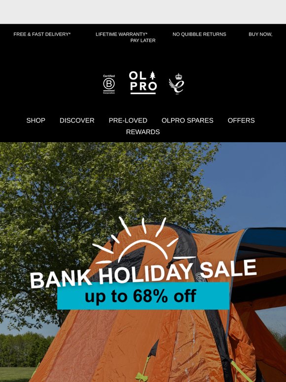 Up to 68% Off? Yes Please – Bank Holiday Deals Inside!