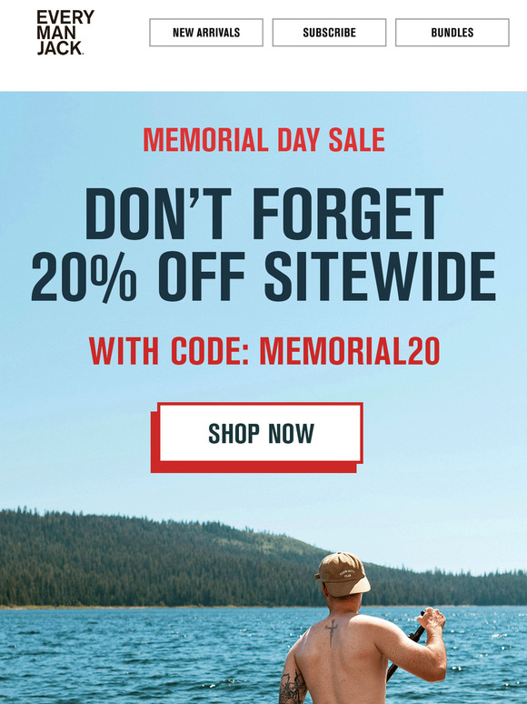 Don’t let the Memorial Day Sale get away 🇺🇸