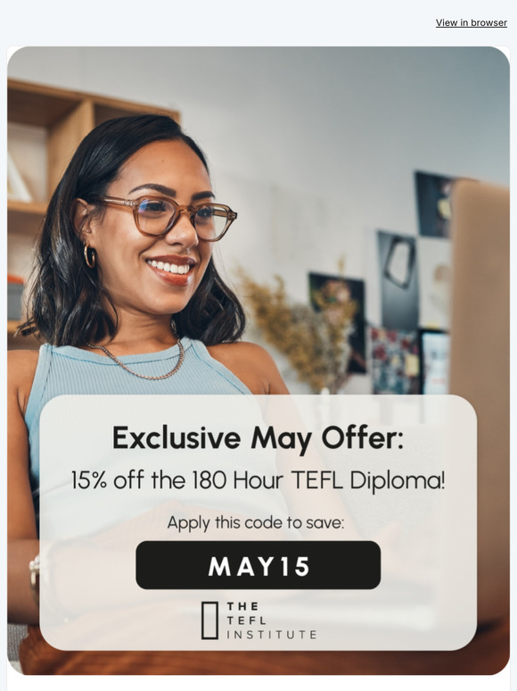 Your TEFL Adventure Starts Here – Now 15% Off!