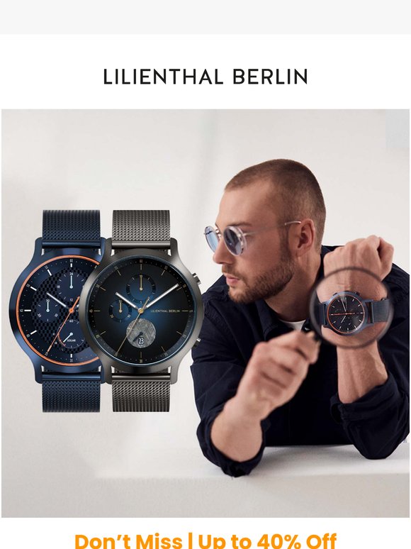 Up to 40% off + $30 off Chronographs