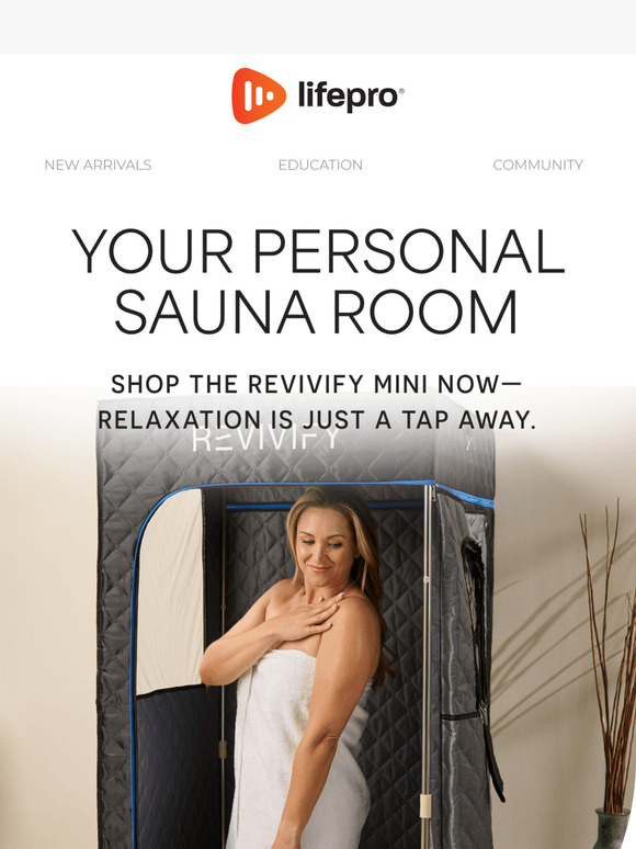 Now Live: Revivify Mini Sauna Room