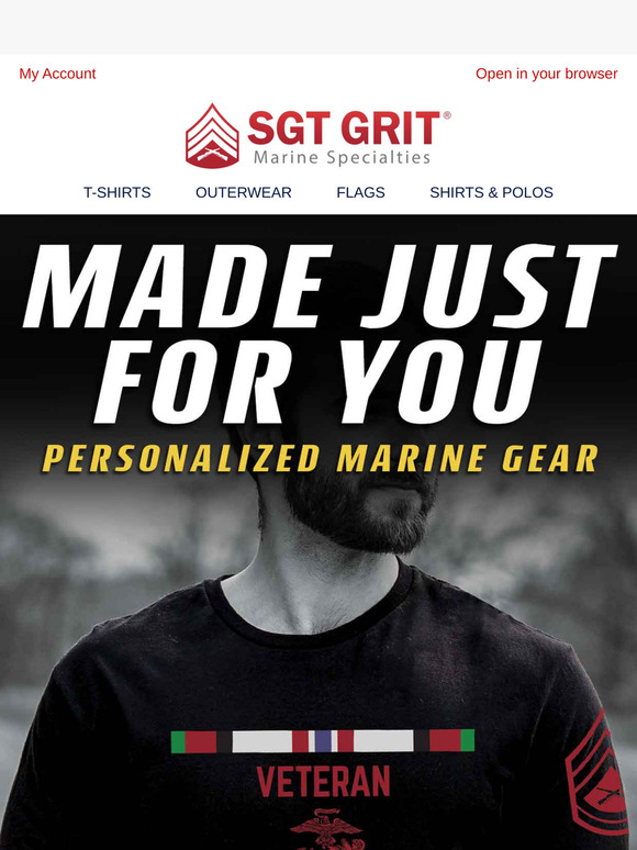 Sgt. Grit Marine Specialties 💥 Your Name. Your Rank. Your USMC Gear! 💥