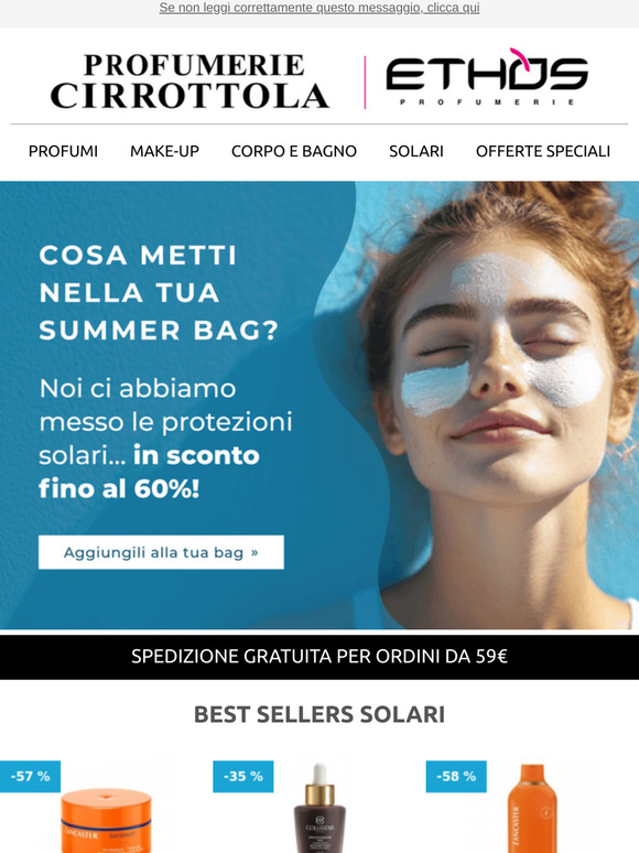 Summer bag pronta? ☀️ Solari scontati fino al 60%!