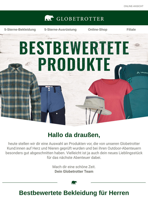 Unsere bestbewerteten Produkte 🏕️