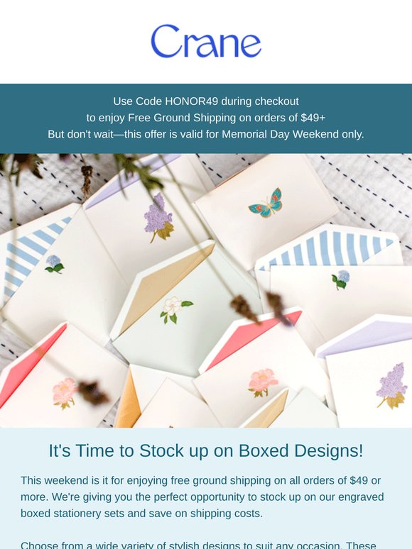 Don't Miss Free Ground Shipping on Orders $49+!