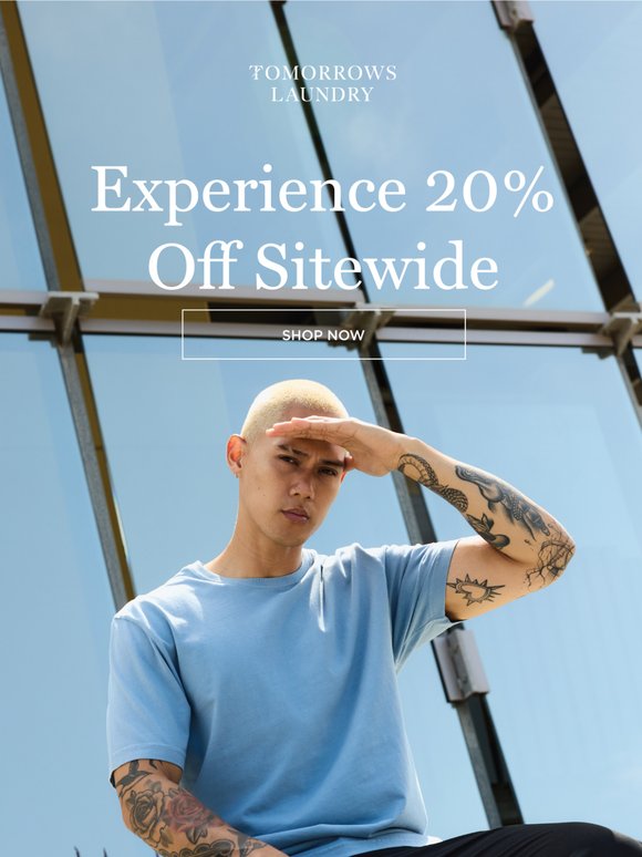 20% Off Everything All Weekend Long